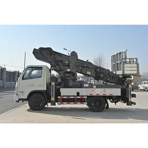 במת הרמה דיזל קטנה חדשה של מותג JIUHE עם זרוע טלסקופית, תקן יורו 6, לתחזוקה בגובה רב בחוץ - Product Image 1