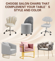 Bureau de technicien des ongles moderne en acier inoxydable avec plateau en marbre et collecteur de poussière pour équipement de salon