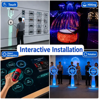 Installations interactives personnalisées pour événements, musées, jeux sensoriels, murs de branding, expositions, installations artistiques pour le jeu numérique