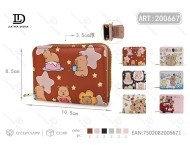 Portacarte a Forma di Capibara, Portafoglio Piccolo con Chiusura a Cerniera in Microfibra e Pelle Sintetica per Carte di Credito - Product Image 1