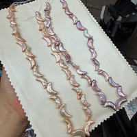 Perles Baroque Multicolores en Forme de Lune à Trou Droit, Qualité 3A, Irrégulières, pour Fabrication de Bijoux DIY Faits Main