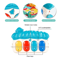 Huanger Juguetes De Bebe Baby Toys 0-6 Months Kick and Play Piano Gym Activity Center Oyuncak for Toddler