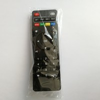 Control Remoto IR de Plástico con Batería AAA, Alcance de 10m para Android TV Box HK1 T95 TX3 Mini TX6 X96 X96 Max H96 R69