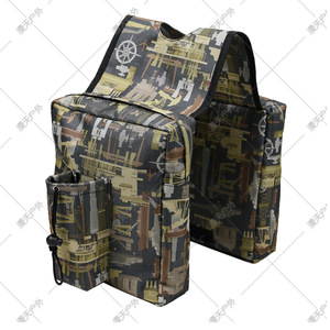 Bolsa de almacenamiento para exteriores, para UTV, ATV, moto de nieve, buggy de playa, tipo gancho rectangular, poliéster, negro - Product Image 5