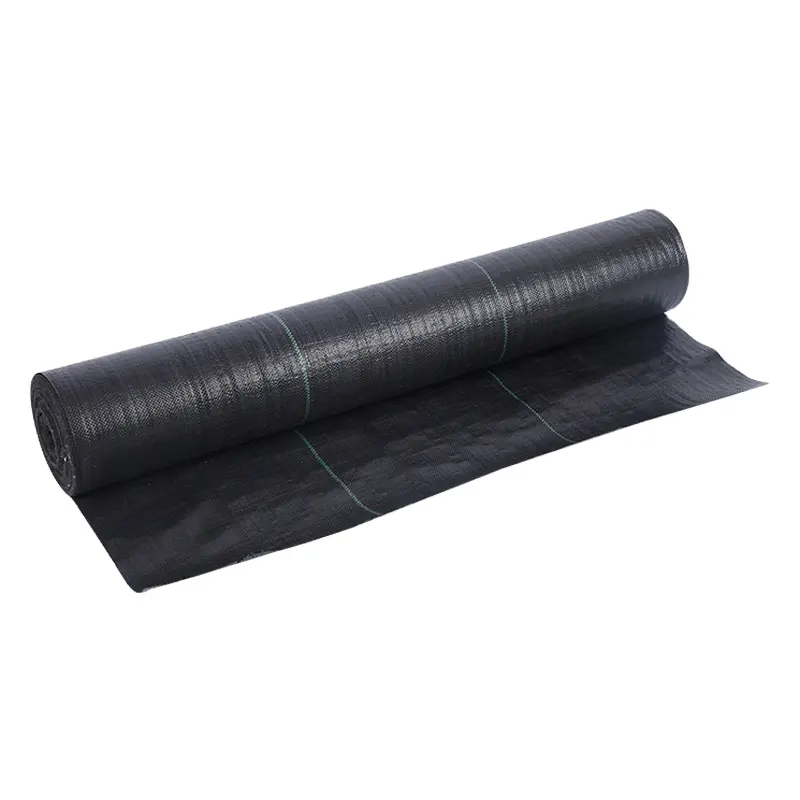 black plastic mulch agricultural ground cover garden weed barrier landscape fabric weed control mat