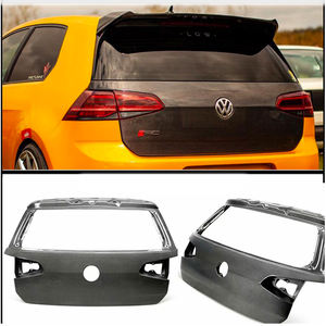 Para <span class=keywords><strong>Volkswagen</strong></span> <span class=keywords><strong>Golf</strong></span> 7 MK7 MK7.5 2014-2019 Cubierta de Portón Trasero OEM de Fibra de Carbono Real para 7 / <span class=keywords><strong>GT</strong></span> / R Carreras de Autos - Product Image 5