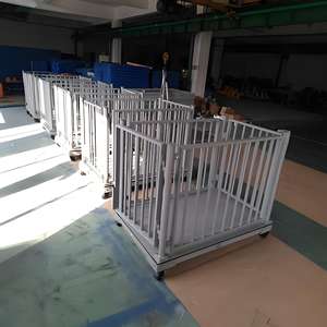 LCD/LED 디스플레이 3000kg 용량 OEM 사용자 정의 양 말 소 및 돼지 계량 기계에 대한 가축 규모 - Product Image 6