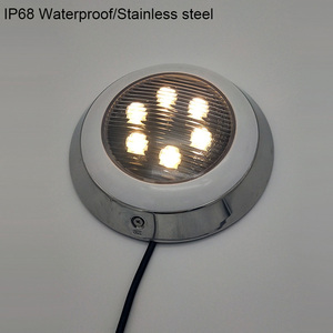 Iluminación LED Subacuática para Piscinas de Acero Inoxidable IP68, de Alta Luminosidad, Bajo Consumo, Montaje en Pared, <span class=keywords><strong>Sin</strong></span> Parpadeo, Regulable - Product Image 3