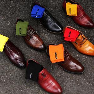 <span class=keywords><strong>Chaussettes</strong></span> pour hommes avec motifs des jours de la semaine, <span class=keywords><strong>chaussettes</strong></span> habillées colorées, lot de 7 paires pour le bureau, vente en gros - Product Image 2
