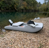Bateau de pêche gonflable Solar Marine pour 3 personnes, 2,3 m, en PVC, avec fond en matelas pneumatique, kayak ponton, avec support de montage