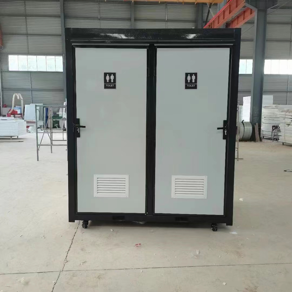 Portable Steel Sandwich Panel Toilet with Shower Room Luxury Contemporary Design for Sale 2