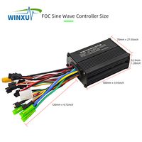 Contrôleur Universel de Moteur sans Balais FOC 48V 20A à Onde Sinusoïdale Mode Unique, Accélérateur LCD TF-100 pour Trottinette Électrique KuGoo M4