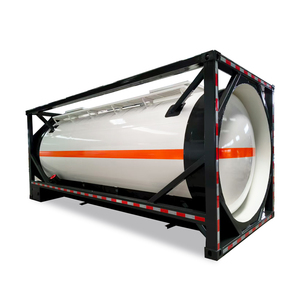 20m3 20000L Líquido químico <span class=keywords><strong>Contenedor</strong></span> de tanque ISO 20ft 316 <span class=keywords><strong>Contenedor</strong></span> de tanque de acero inoxidable para ácido concentrado H2SO4 - Product Image 1