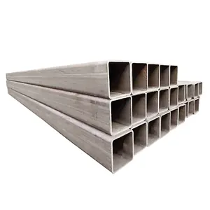 Astm A36 S275jr Z180 Z275 Hot Dipped Galvanized Cold Rolled Hollow Section Bars Square Rectangle Ms Galvanized Steel Tube