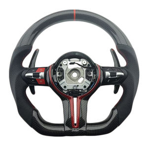 Volante Deportivo de Fibra de Carbono y Cuero Perforado Más Popular para BMW Serie 3, Serie 5, F10, F20, F30, F90, F01, F02 - Product Image 1