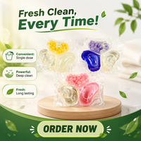 Produit OEM Écologique Tout-en-un : Capsules de Lessive Liquide pour Machines à Laver, Fabriquées par des Producteurs de Détergents en Capsules