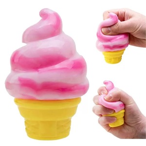Squeeze Squishies de Goma Suave de Ascenso Lento con Forma de Helado, Mini Juguete Antiestrés para Niños, Bebés y Unisex, Ideal para Fiestas - Product Image 3
