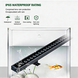 Luminaria LED Lineal de <span class=keywords><strong>Pared</strong></span> RGBW RGB de Alta Luminosidad, Impermeable IP65, 36, 48, 72 W, para Paisajismo, con Atenuación y Garantía de 3 Años - Product Image 4