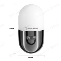 Veilleuse rechargeable Roly-poly, lampe de nuit LED sans fil pour hôtel, chambre à coucher, placard, cuisine, éclairage d'ambiance