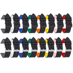 Bracelet de montre remplaçable 20 mm 22 mm 24 mm pour HUAWEI GT Sport, bracelets en silicone pour montres intelligentes, ceintures pour <span class=keywords><strong>Samsung</strong></span> <span class=keywords><strong>Gear</strong></span> S3 Frontier <span class=keywords><strong>S2</strong></span> - Product Image 2