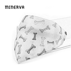 <span class=keywords><strong>Minerva</strong></span> diseñador patrón personalizado estampado ajustable grado infantil tela <span class=keywords><strong>de</strong></span> bambú piel amigable planta tinte mascota gato perro Bandana - Product Image 4