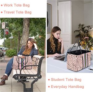 Trymall – grand fourre-tout polyvalent en néoprène, sacs à bandoulière de voyage léopard pour le travail de plage - Product Image 6