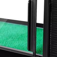 Gewerbliche Edelstahl- und Glas-Thekenvitrine für Sushi, Kühlvitrine für Supermärkte