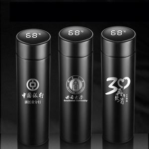 Wholesale Vacuum Thermos 500ml Smart Thermos with Temperature Water Bottle with Custom Logo Thermal Cup Business Gift - Product Image 4