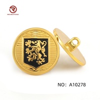 Boutons à tige personnalisés pour hommes, écologiques, en alliage de zinc, certifiés GRS, couleurs et designs sur mesure pour manteaux et vêtements d'extérieur