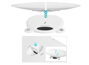 Balance de mesure de la taille du <span class=keywords><strong>bébé</strong></span>, appareil pour mesurer la longueur du <span class=keywords><strong>bébé</strong></span>, avec plateau détachable - Product Image 3