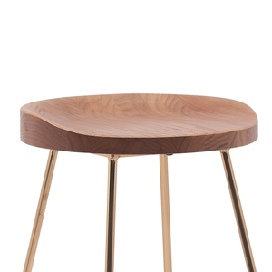 Gỗ thanh phân truy cập chiều cao kim loại chân bếp đảo gỗ <span class=keywords><strong>backless</strong></span> thanh phân - Product Image 6