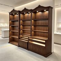 Vitrine à bijoux GOWIN écologique avec éclairage LED et dimensions personnalisables pour les magasins de détail