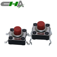 Interrupteurs tactiles étanches CHA SPST NO 0,02A 15V / 50mA 0,05A 12V