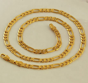 Collar de <span class=keywords><strong>oro</strong></span> de <span class=keywords><strong>18</strong></span> quilates para <span class=keywords><strong>hombre</strong></span>, joyería de moda, diseño simple, alta calidad, caja de 2mm y 3mm, venta al por mayor - Product Image 2