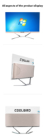 Cool Bird 24 \ "Windows 11 All-in-One PC de escritorio sin ventilador silencioso ordenador Core I7 2 GB LED IPS incorporado para biblioteca uso en la oficina