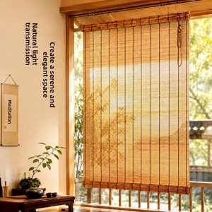 Tende a Rullo in Bambù Personalizzate con Stampa Integrata, Tende Romane ZHENYE ZY038, Protezione Solare, Decorazione Casa, Vendita all'Ingrosso del Produttore - Product Image 6