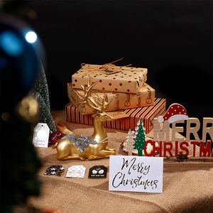 Wholesale 80g <b>Christmas</b> Kraft <b>Paper</b> 43*300cm Gift Luxury Custom Packaging <b>Wrapping</b> <b>Paper</b> <b>Roll</b> - Product Image 4