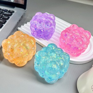Mint Blue Coconut Oil Handmade Slow rebound Squishy <b>Ball</b> DIY Stress Relief Toy <b>Squeeze</b> Toy - Product Image 5