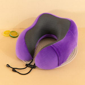 Oreiller de voyage portable <span class=keywords><strong>à</strong></span> prix d'usine, adapté aux avions, trains, voitures autonomes, lavable en <span class=keywords><strong>machine</strong></span>, en mousse <span class=keywords><strong>à</strong></span> mémoire de forme - Product Image 1