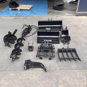 Trung Quốc mini máy xúc tập tin đính kèm Rake Ripper khoan ngón tay cái xô nhanh chóng Coupler - Product Image 1