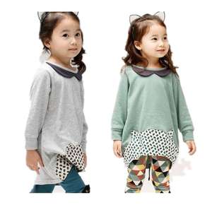 Venta al por Mayor de Ropa para Niños, Conjunto de 2 Piezas, Camiseta Informal de Manga Larga con Pantalones, Trajes para Niñas de China - Product Image 1