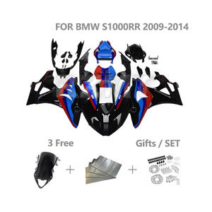 Carénages de moto personnalisés pour BMW S1000RR HP4 2009-2014 2010 2011 2012, kit de carénage complet, kit carrosserie ABS injecté B1012-112a - Product Image 1