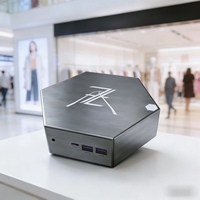 Kiosque interactif mini PC, reconnaissance faciale, caméra thermique pour l'analyse des clients et les promotions dans les centres commerciaux