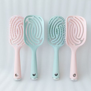 Brosse à cheveux électrique auto-nettoyante <span class=keywords><strong>pour</strong></span> femme, en nylon, design compact, manche en plastique, <span class=keywords><strong>pour</strong></span> <span class=keywords><strong>coiffure</strong></span> rapide et soin du cuir chevelu - Product Image 4
