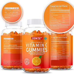 Suplemento de vitamina C con sabor a naranja <span class=keywords><strong>natural</strong></span> Gummies Vc Gummies <span class=keywords><strong>Vitamins</strong></span> Soft Candy - Product Image 3
