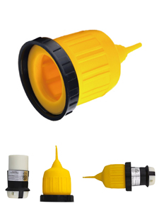 Cubierta Protectora Impermeable de 30A 125V para Enchufe con Bloqueo L5-30, Conector de Cable de Alimentación para Autocaravanas, Barcos y Embarcaciones - Product Image 2