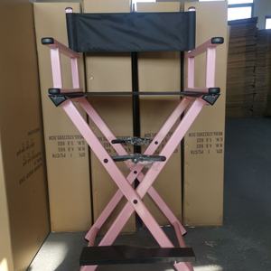 Nouveau produit phare : Chaise de maquillage pliable avec appui-tête, portable, durable, en aluminium, style minimaliste - Product Image 2