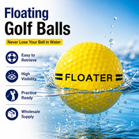 Balles de golf flottantes XJT pour la pratique sur le practice aquatique, balles de pratique flottantes colorées, vente en gros
