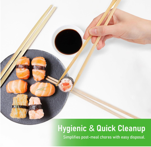 <strong>Chopsticks</strong> Bulk Wooden One Time <strong>Chopsticks</strong> Japanese Style Bamboo Twins <strong>Best</strong> for Sushi - Product Image 3