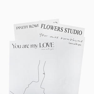 Ramo de Flores de Papel Kraft Inglés Blanco Virgen Impermeable, Estilo Simple, Venta al por Mayor - Product Image 3